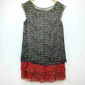 Kensie chiffon animal print dress